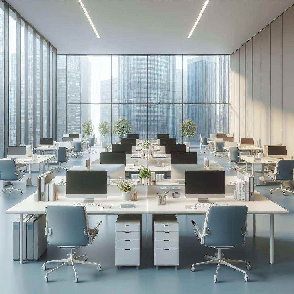 设施管理组检查工位临时调整相关的写字楼办公行业属性匹配时应关注哪些迹象